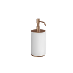 Gessi Origini soap dispenser in white antibacterial resin 66437