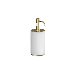 Gessi Origini soap dispenser in white antibacterial resin 66437