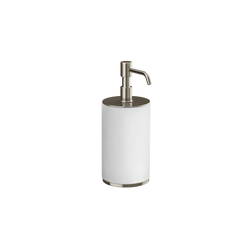 Gessi Origini soap dispenser in white antibacterial resin 66437