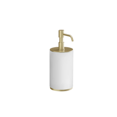 Gessi Origini soap dispenser in white antibacterial resin 66437