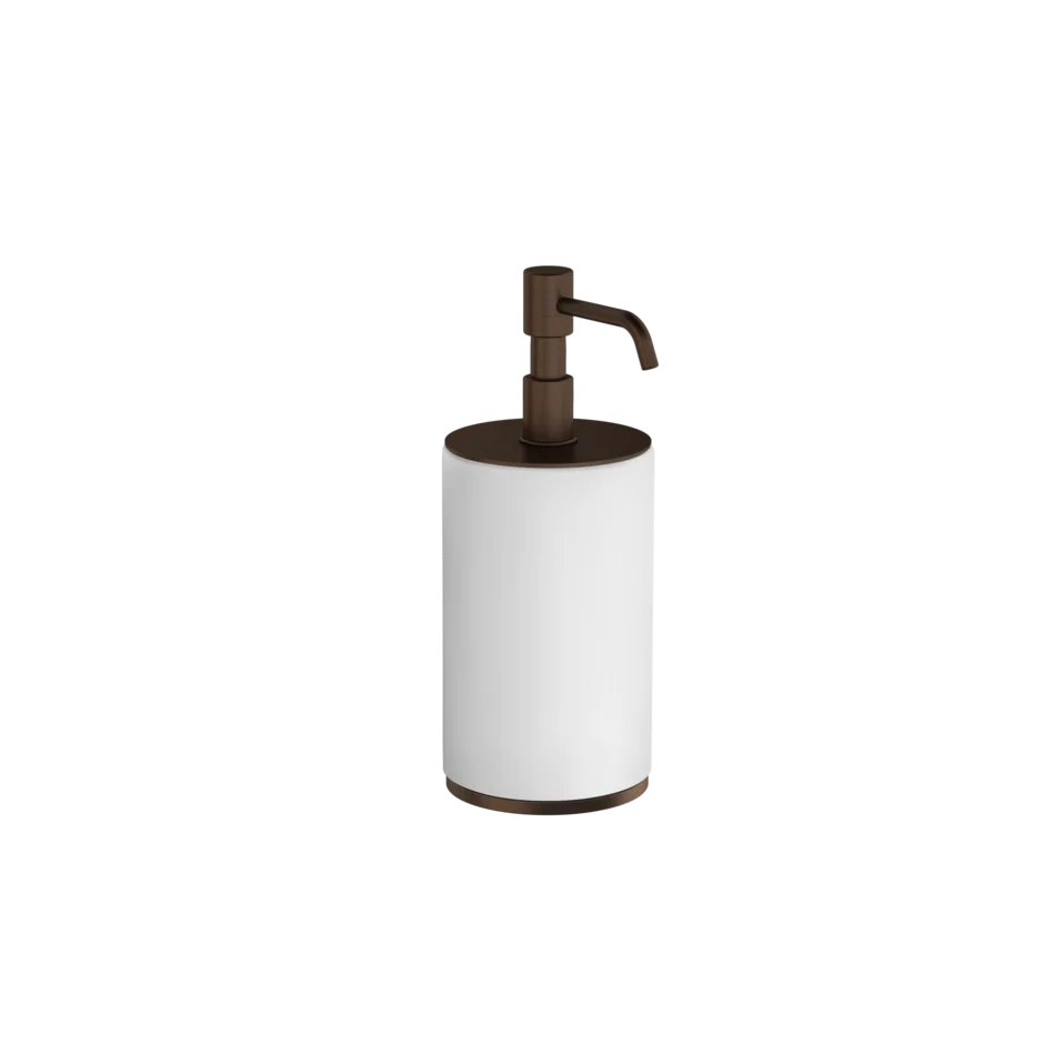 Gessi Origini soap dispenser in white antibacterial resin 66437