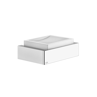 Gessi Rettangolo porta sapone bianco in Pietra sinterizzata 20801