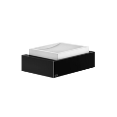 Gessi Rettangolo soap holder in white sintered stone 20801