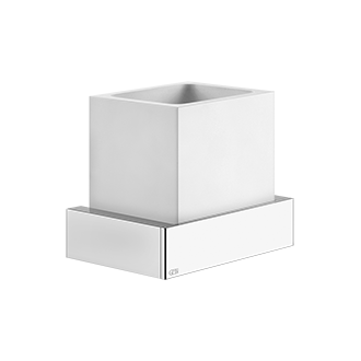 Gessi Rettangolo porta spazzolini bianco in Pietra sinterizzata 20807