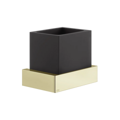 Gessi Rettangolo porte-brosse à dents en pierre frittée noire 20808