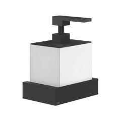 Gessi Rettangolo dispenser sapone bianco in Pietra sinterizzata 20813