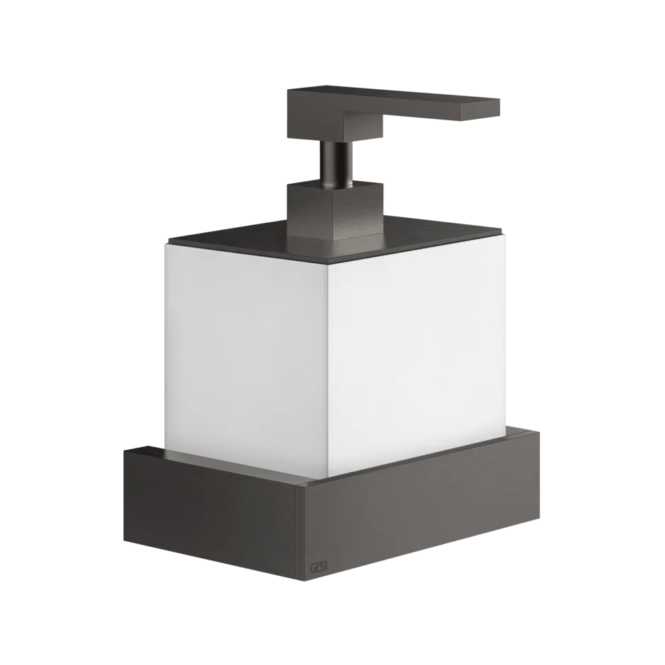 Gessi Rettangolo dispenser sapone bianco in Pietra sinterizzata 20813