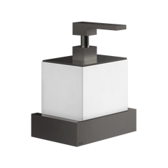 Gessi Rettangolo dispenser sapone bianco in Pietra sinterizzata 20813