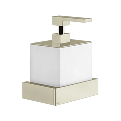 Gessi Rettangolo dispenser sapone bianco in Pietra sinterizzata 20813