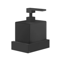 Gessi Rettangolo dispenser sapone nero in Pietra sinterizzata 20814
