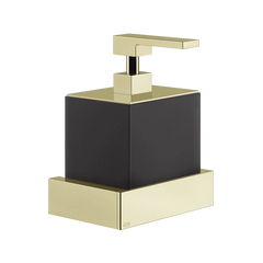 Gessi Rettangolo dispenser sapone nero in Pietra sinterizzata 20814