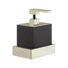 Gessi Rettangolo dispenser sapone nero in Pietra sinterizzata 20814