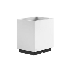 Gessi Rettangolo porta spazzolini bianco in Pietra sinterizzata 20831