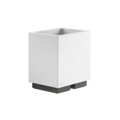 Gessi Rettangolo porta spazzolini bianco in Pietra sinterizzata 20831