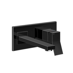 Gessi Rettangolo K wall sink faucet 53088 + 44697