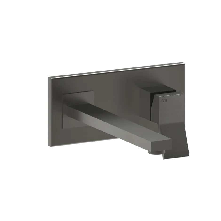 Gessi Rettangolo K wall sink faucet 53088 + 44697
