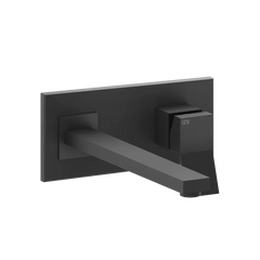 Gessi Rettangolo K wall sink faucet 53090 + 44697