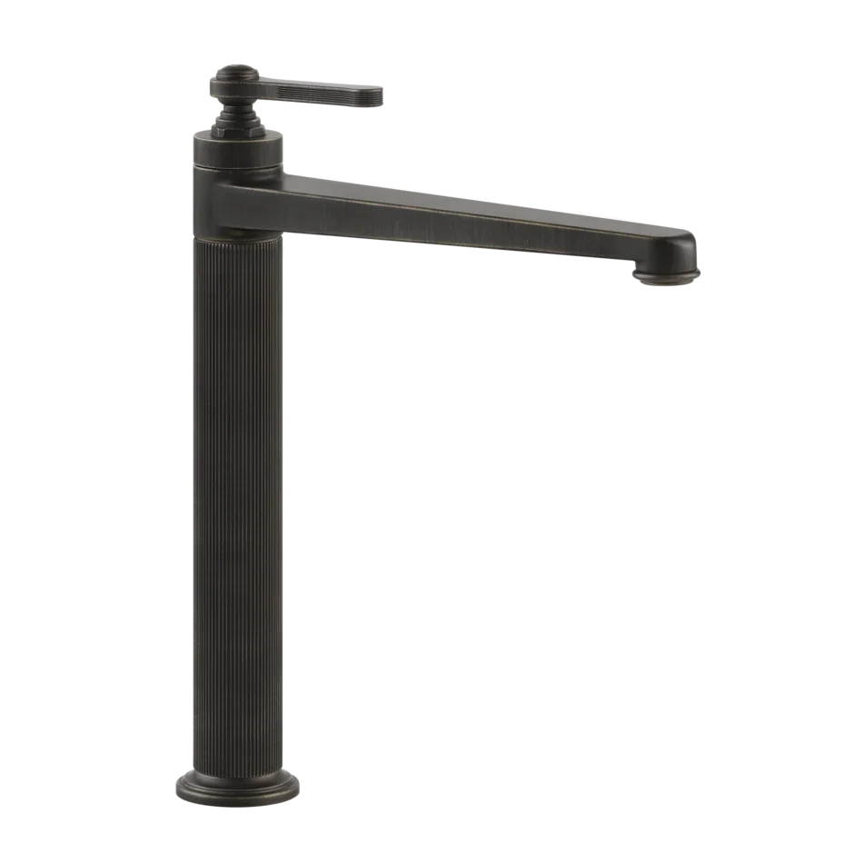 Gessi Venti20 tall sink faucet with waste 65003