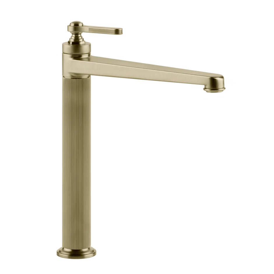 Gessi Venti20 tall sink faucet with waste 65003