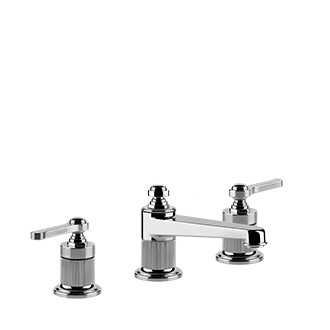 Gessi Venti20 rubinetto lavabo 3 fori basso 65013