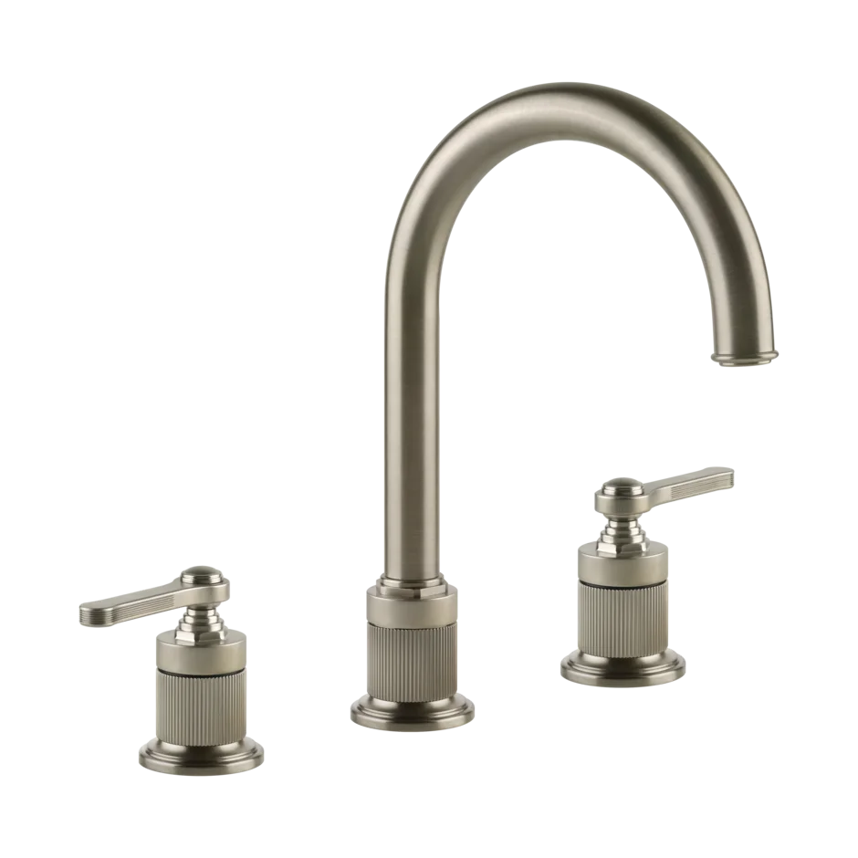 Gessi Venti20 rubinetto lavabo 3 fori medio con piletta 65015