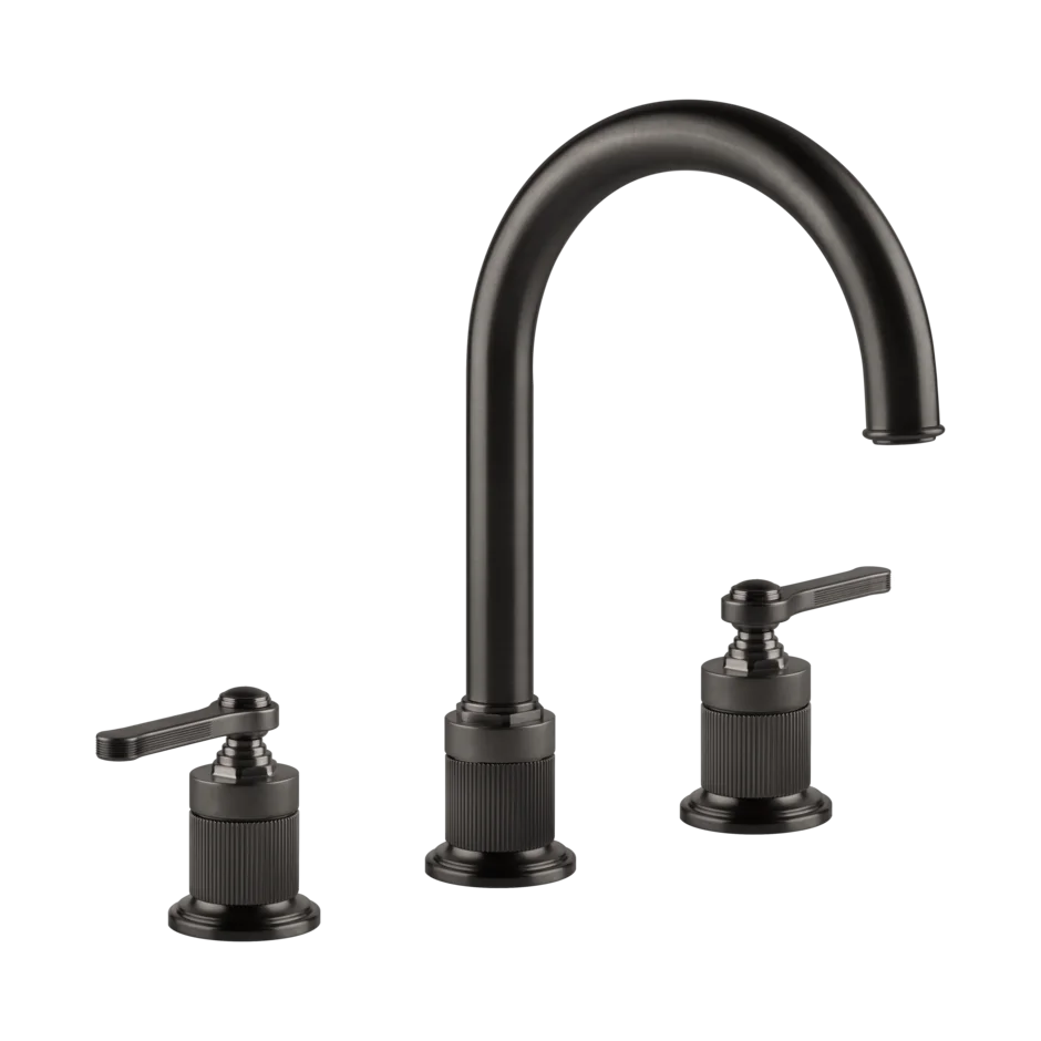 Gessi Venti20 rubinetto lavabo 3 fori medio con piletta 65015