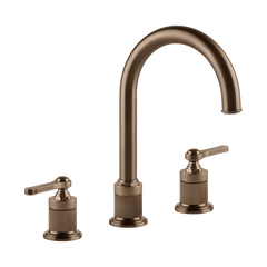 Gessi Venti20 rubinetto lavabo 3 fori medio con piletta 65015