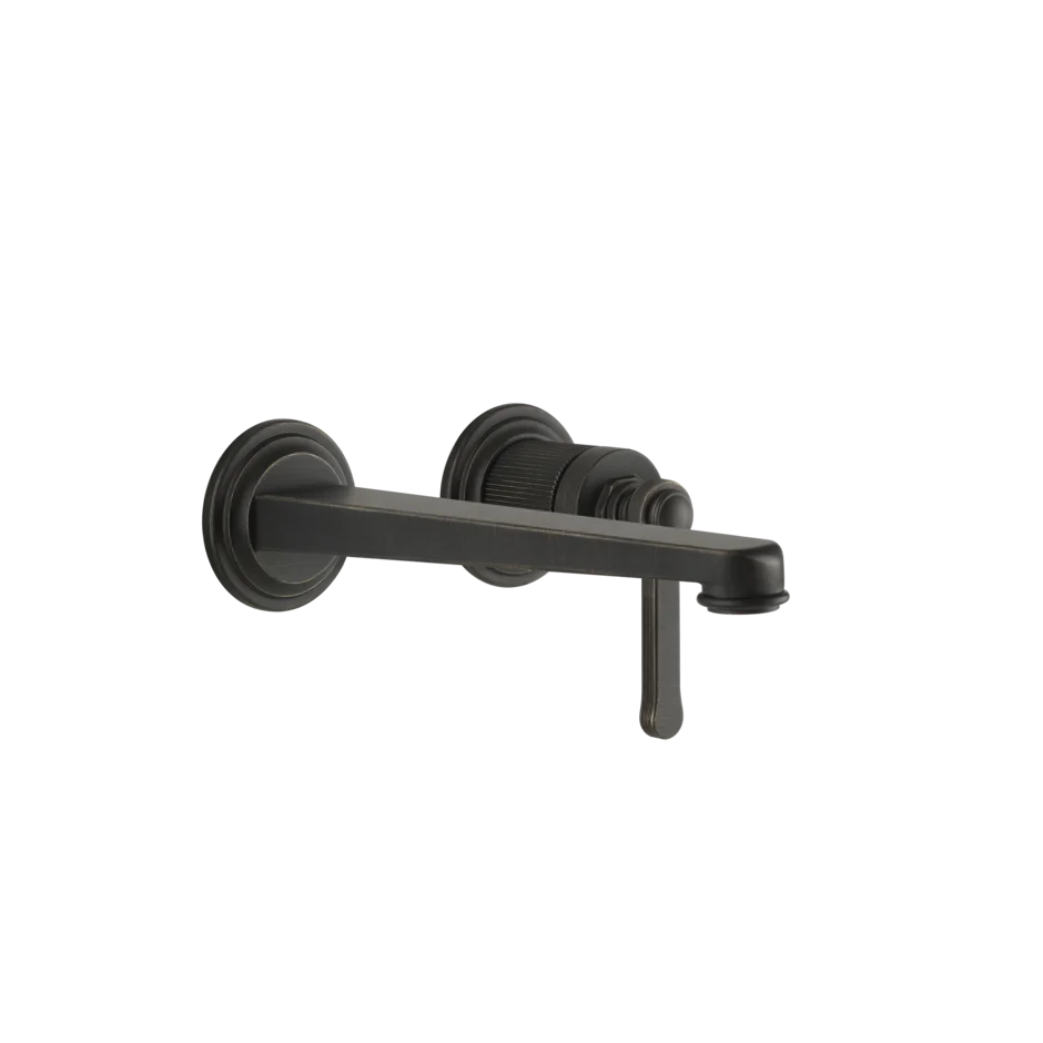 Gessi Venti20 rubinetto lavabo a parete con bocca media 65089 + 63397