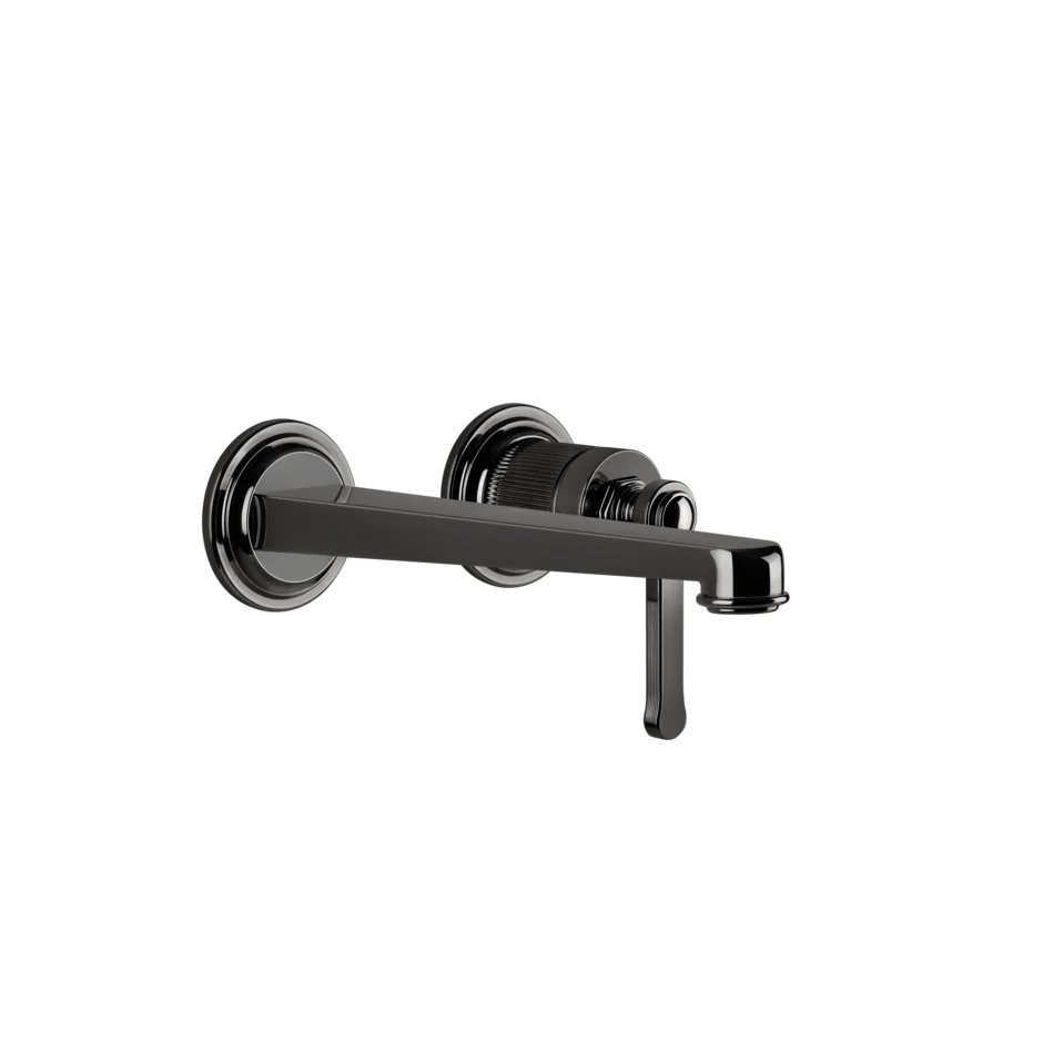 Gessi Venti20 rubinetto lavabo a parete con bocca media 65089 + 63397