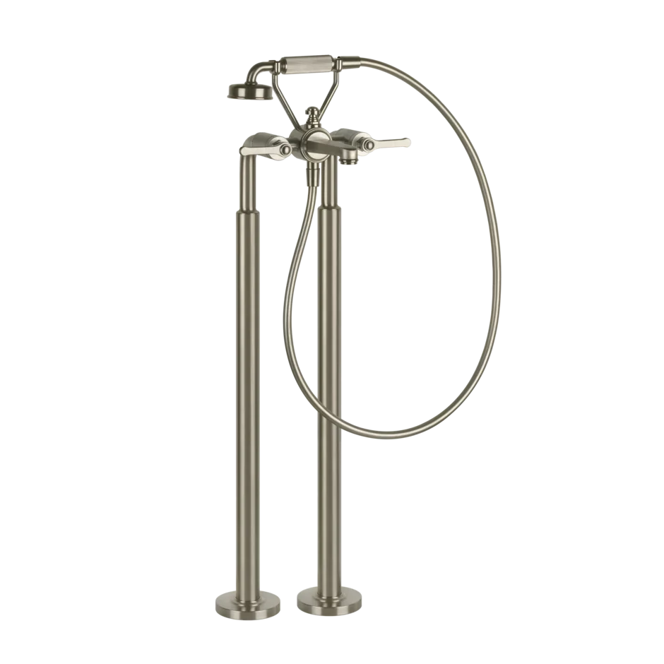 Gessi Venti20 robinet de baignoire sur pied avec douchette 65128 + 65099