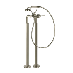 Gessi Venti20 robinet de baignoire sur pied avec douchette 65128 + 65099