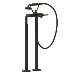 Gessi Venti20 robinet de baignoire sur pied avec douchette 65128 + 65099