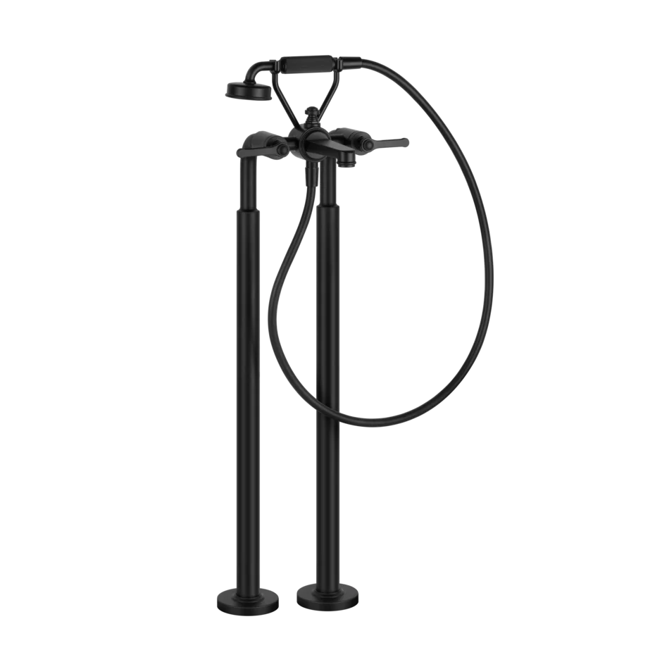 Gessi Venti20 robinet de baignoire sur pied avec douchette 65128 + 65099