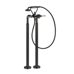 Gessi Venti20 robinet de baignoire sur pied avec douchette 65128 + 65099