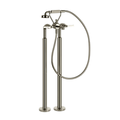 Gessi Venti20 robinet de baignoire sur pied avec douchette 65128 + 65099