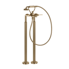 Gessi Venti20 robinet de baignoire sur pied avec douchette 65128 + 65099