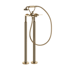 Gessi Venti20 robinet de baignoire sur pied avec douchette 65128 + 65099