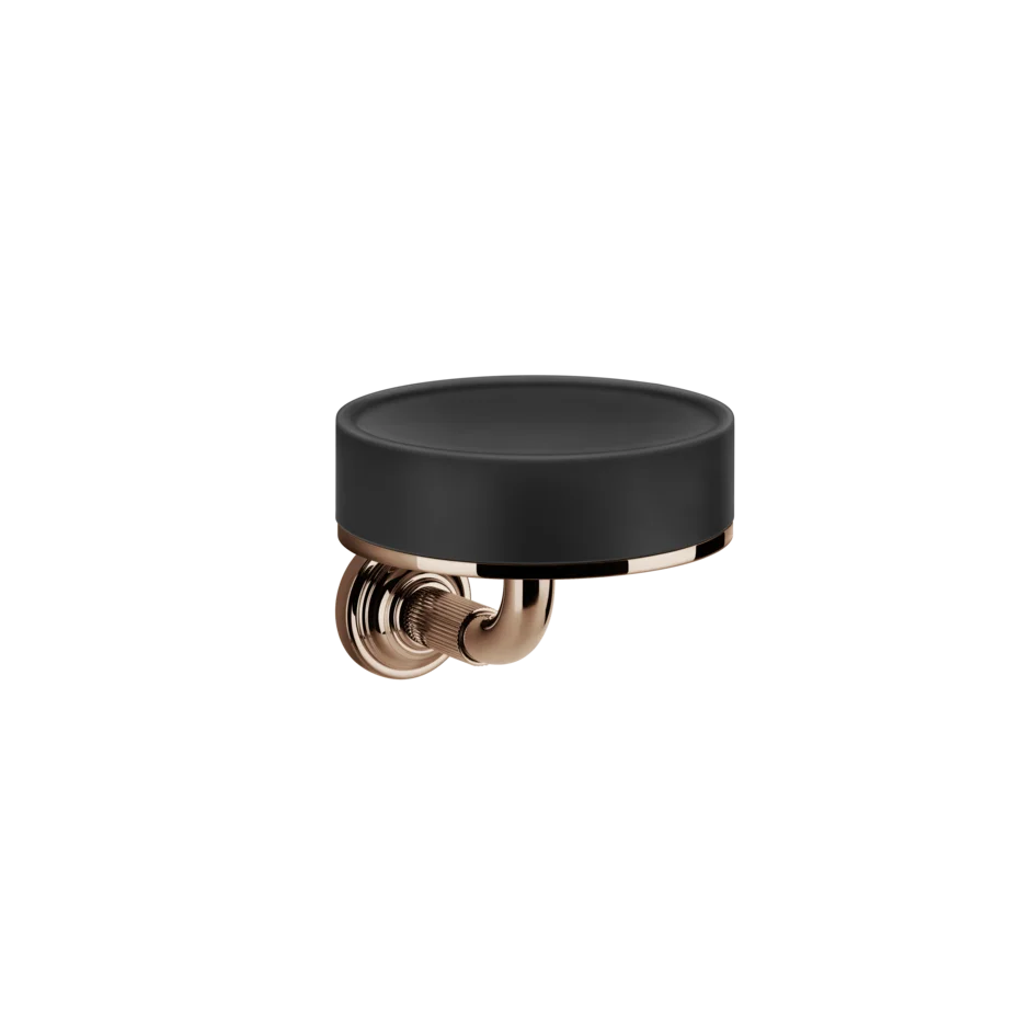 Gessi Venti20 porte-savon noir en pierre frittée 65402