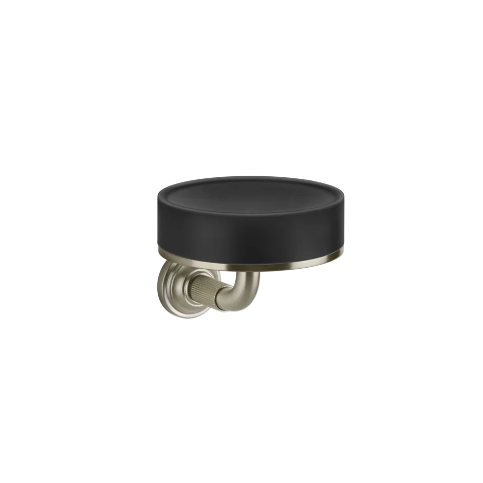 Gessi Venti20 porte-savon noir en pierre frittée 65402