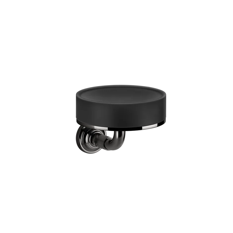 Gessi Venti20 porte-savon noir en pierre frittée 65402