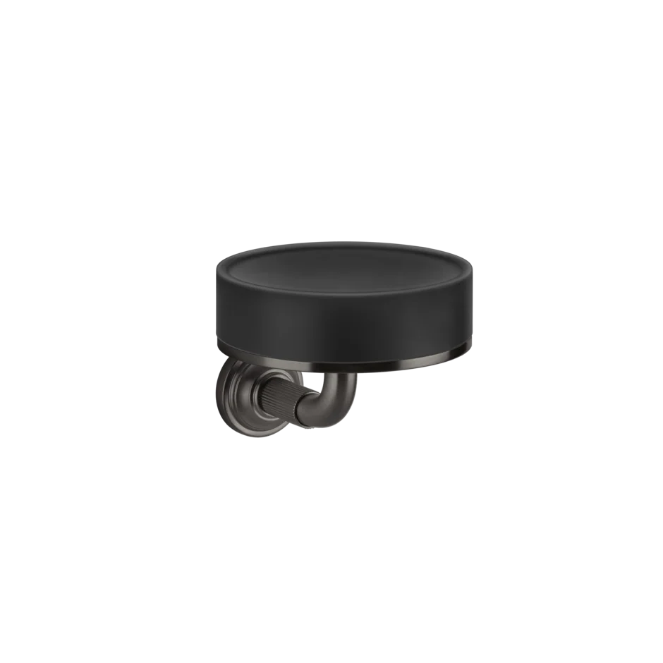 Gessi Venti20 porte-savon noir en pierre frittée 65402