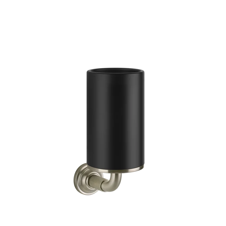 Gessi Venti20 porte-brosse à dents noir en pierre frittée 65408
