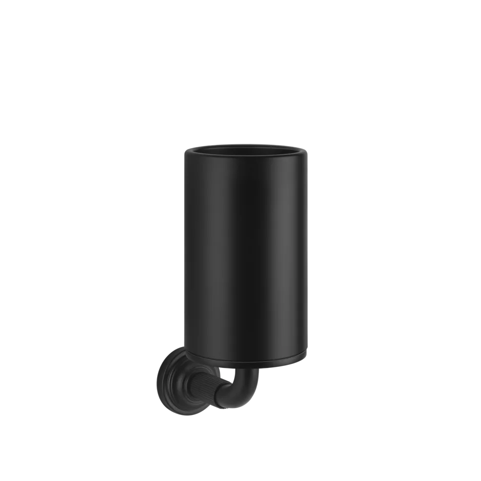 Gessi Venti20 porte-brosse à dents noir en pierre frittée 65408