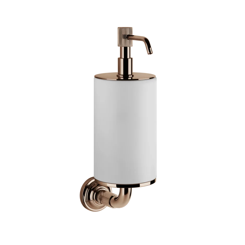Gessi Venti20 distributeur de savon blanc en pierre frittée 65413