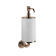 Gessi Venti20 distributeur de savon blanc en pierre frittée 65413