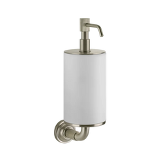 Gessi Venti20 distributeur de savon blanc en pierre frittée 65413