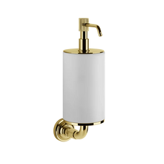 Gessi Venti20 distributeur de savon blanc en pierre frittée 65413