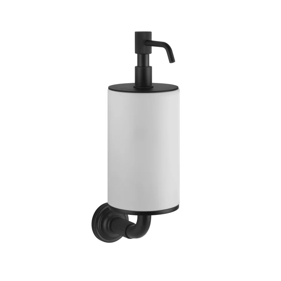Gessi Venti20 distributeur de savon blanc en pierre frittée 65413