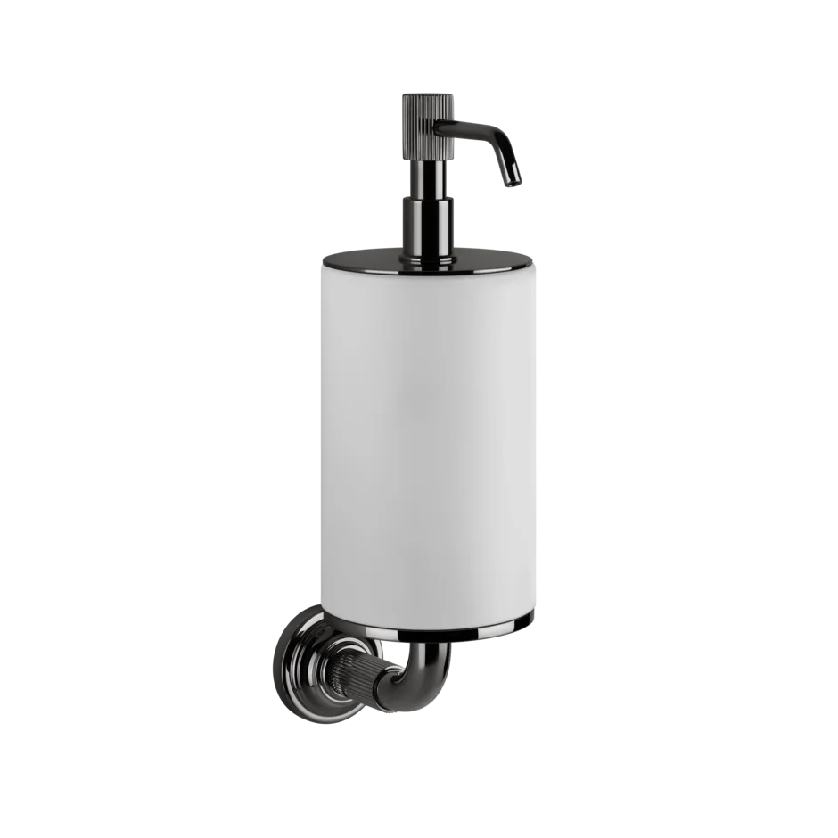 Gessi Venti20 distributeur de savon blanc en pierre frittée 65413