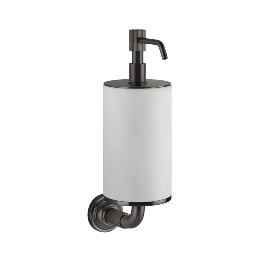 Gessi Venti20 distributeur de savon blanc en pierre frittée 65413